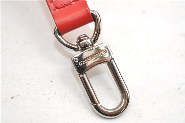 Authentic Louis Vuitton Leather Shoulder Strap Red 40.6-47.2