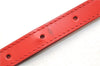 Authentic Louis Vuitton Leather Shoulder Strap Red 40.6-47.2" LV 5457E