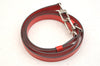 Authentic Louis Vuitton Leather Shoulder Strap Red 40.6-47.2" LV 5457E