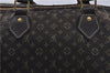 Auth LOUIS VUITTON Monogram Mini Lin Speedy 30 Hand Bag Brown M95224 LV 5458C