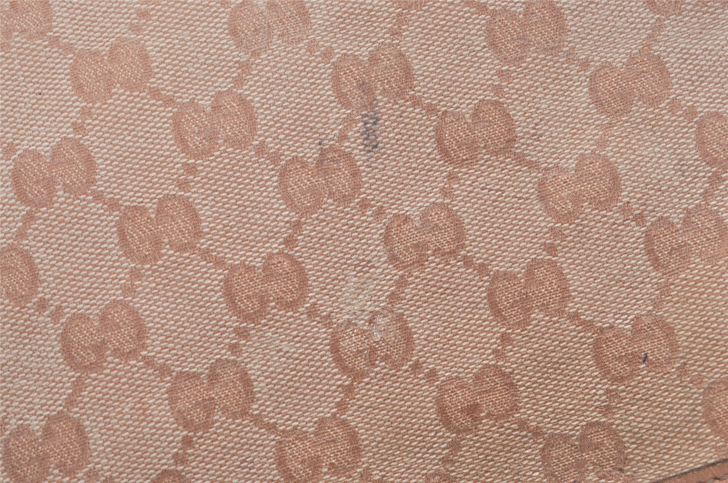 Authentic GUCCI GG Crystal Abbey Shoulder Tote Bag PVC Leather 130736 Pink 5458I