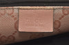 Authentic GUCCI GG Crystal Abbey Shoulder Tote Bag PVC Leather 130736 Pink 5458I
