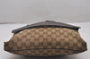 Auth GUCCI Web Sherry Line Shoulder Bag GG Canvas Leather 256100 Brown 5459I