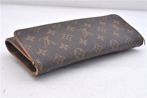 Auth LOUIS VUITTON Monogram Pochette Twin GM Shoulder Pouch M51852 LV Junk 5460C