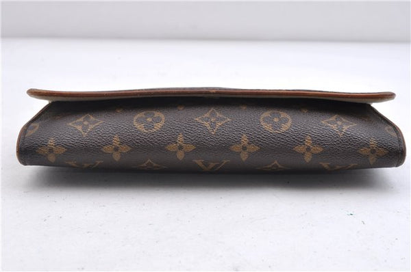 Auth LOUIS VUITTON Monogram Pochette Twin GM Shoulder Pouch M51852 LV Junk 5460C