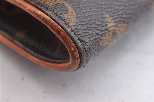 Auth LOUIS VUITTON Monogram Pochette Twin GM Shoulder Pouch M51852 LV Junk 5460C