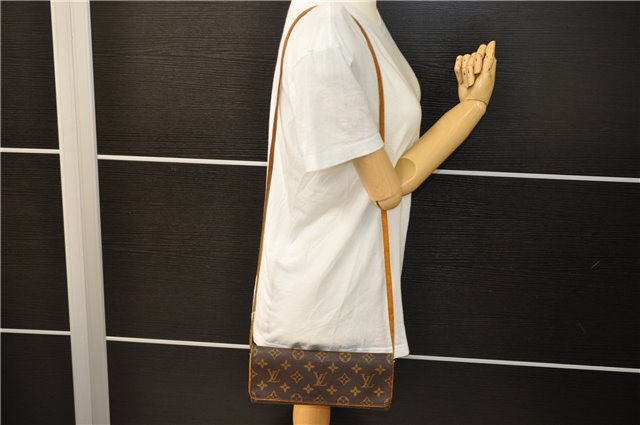 Auth LOUIS VUITTON Monogram Pochette Twin GM Shoulder Pouch M51852 LV Junk 5460C