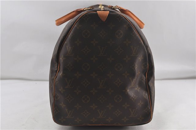 Authentic Louis Vuitton Monogram Keepall 55 Travel Boston Bag M41424 LV 5460D