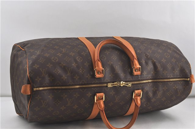 Authentic Louis Vuitton Monogram Keepall 55 Travel Boston Bag M41424 LV 5460D