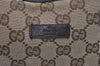 Authentic GUCCI Shoulder Cross Body Bag GG Canvas Leather 35098 Brown 5460I
