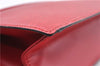 Authentic LOUIS VUITTON Epi Trousse Crete Clutch Bag Red LV 5461C