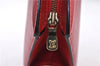 Authentic LOUIS VUITTON Epi Trousse Crete Clutch Bag Red LV 5461C