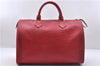 Authentic Louis Vuitton Epi Speedy 30 Hand Boston Bag Red M43007 LV 5461D