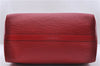 Authentic Louis Vuitton Epi Speedy 30 Hand Boston Bag Red M43007 LV 5461D