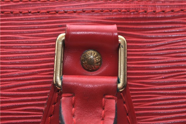 Authentic Louis Vuitton Epi Speedy 30 Hand Boston Bag Red M43007 LV 5461D