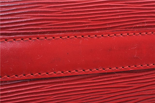 Authentic Louis Vuitton Epi Speedy 30 Hand Boston Bag Red M43007 LV 5461D