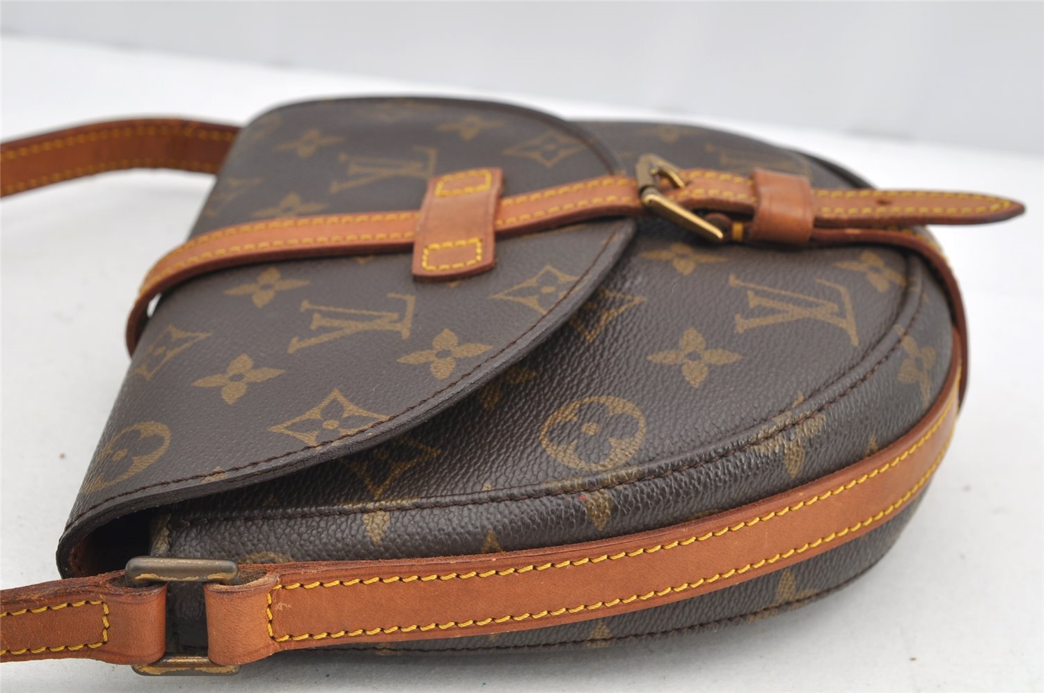 Authentic Louis Vuitton Monogram Chantilly PM Shoulder Cross Bag M51234 LV 5462I