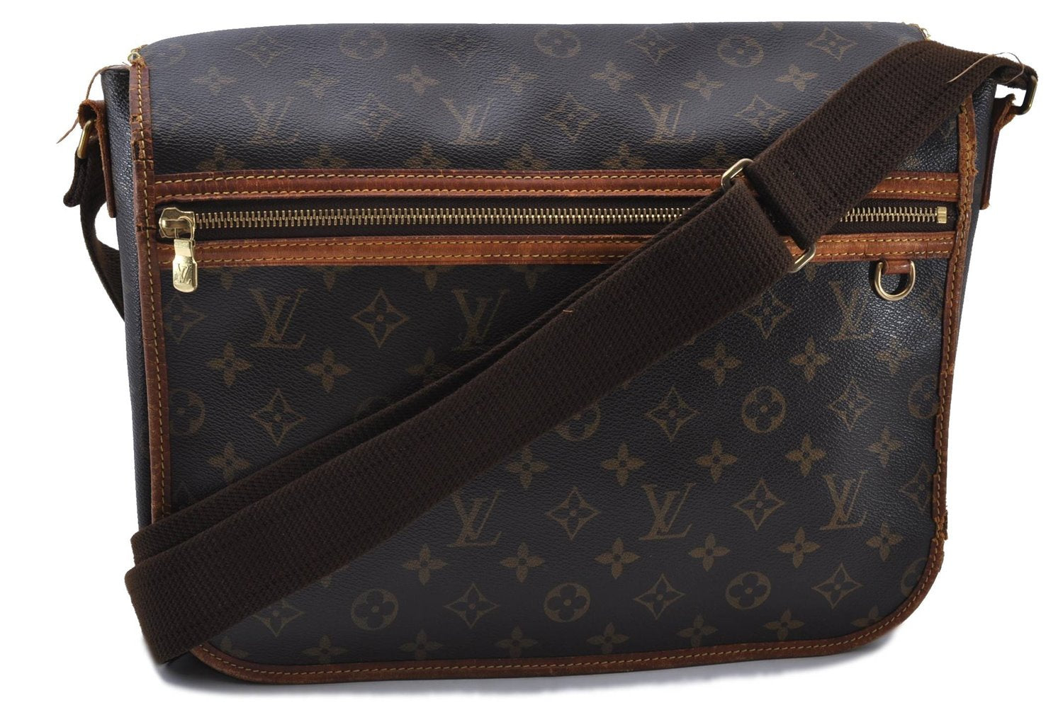 Auth LOUIS VUITTON Monogram Messenger Bosphore GM Shoulder Bag M40105 LV 5463C