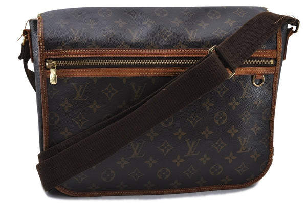 Auth LOUIS VUITTON Monogram Messenger Bosphore GM Shoulder Bag M40105 LV 5463C