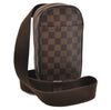 Auth LOUIS VUITTON Damier Pochette Gange Special Order Body Bag M48048 LV 5464C