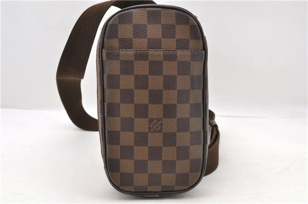 Auth LOUIS VUITTON Damier Pochette Gange Special Order Body Bag M48048 LV 5464C