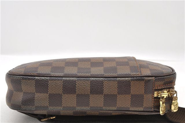 Auth LOUIS VUITTON Damier Pochette Gange Special Order Body Bag M48048 LV 5464C