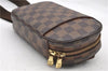 Auth LOUIS VUITTON Damier Pochette Gange Special Order Body Bag M48048 LV 5464C