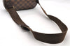 Auth LOUIS VUITTON Damier Pochette Gange Special Order Body Bag M48048 LV 5464C