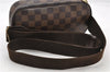 Auth LOUIS VUITTON Damier Pochette Gange Special Order Body Bag M48048 LV 5464C