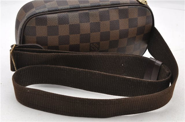 Auth LOUIS VUITTON Damier Pochette Gange Special Order Body Bag M48048 LV 5464C