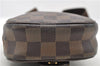 Auth LOUIS VUITTON Damier Pochette Gange Special Order Body Bag M48048 LV 5464C