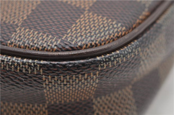 Auth LOUIS VUITTON Damier Pochette Gange Special Order Body Bag M48048 LV 5464C