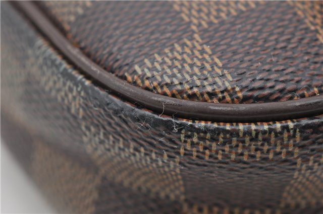 Auth LOUIS VUITTON Damier Pochette Gange Special Order Body Bag M48048 LV 5464C