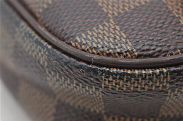 Auth LOUIS VUITTON Damier Pochette Gange Special Order Body Bag M48048 LV 5464C