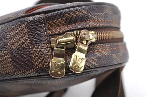 Auth LOUIS VUITTON Damier Pochette Gange Special Order Body Bag M48048 LV 5464C