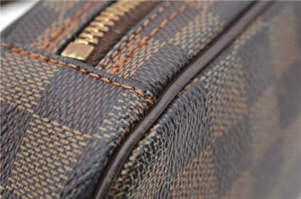 Auth LOUIS VUITTON Damier Pochette Gange Special Order Body Bag M48048 LV 5464C