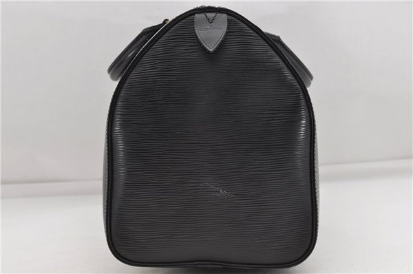 Authentic Louis Vuitton Epi Speedy 35 Hand Boston Bag Black M42992 LV 5465D
