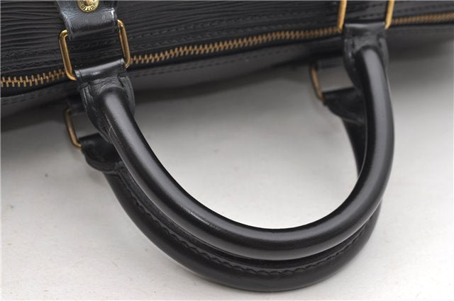 Authentic Louis Vuitton Epi Speedy 35 Hand Boston Bag Black M42992 LV 5465D