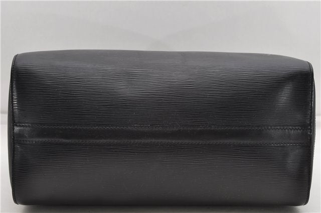 Authentic Louis Vuitton Epi Speedy 35 Hand Boston Bag Black M42992 LV 5465D