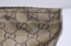 Authentic GUCCI GG Crystal Hand Tote Bag GG PVC Leather 131228 Gold 5465I