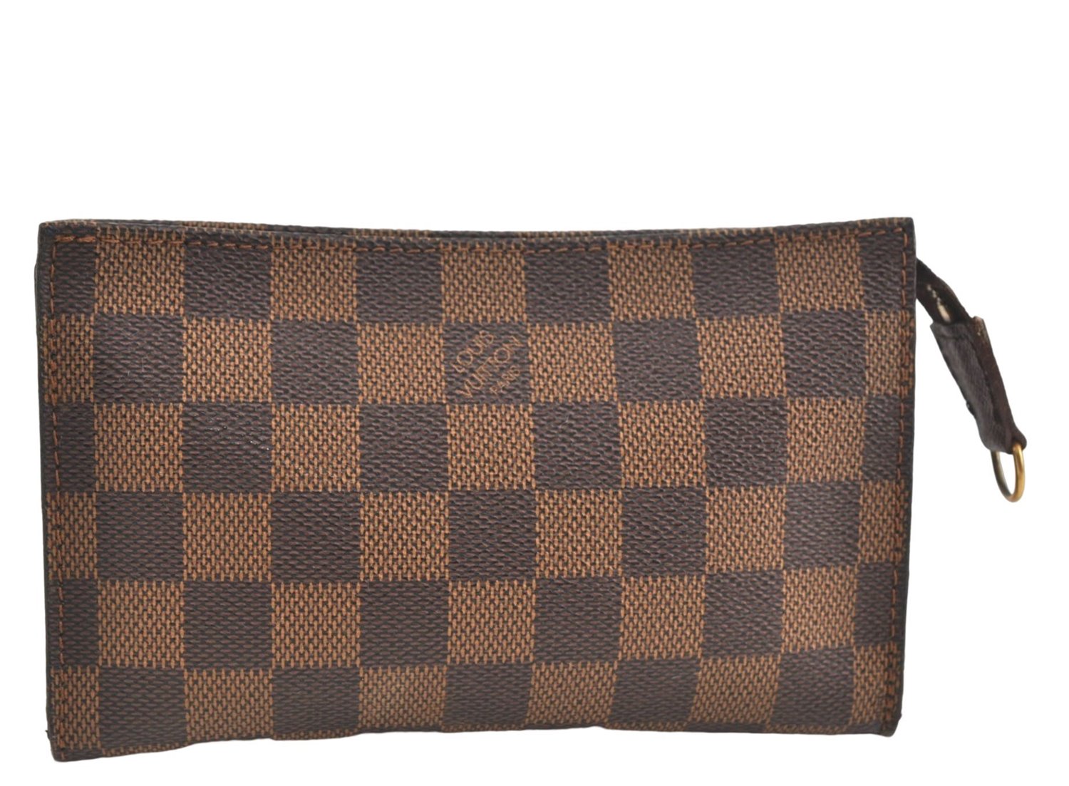 Authentic Louis Vuitton Damier Marais Bucket Pouch Purse Clutch LV 5466D
