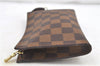 Authentic Louis Vuitton Damier Marais Bucket Pouch Purse Clutch LV 5466D
