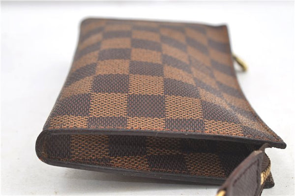 Authentic Louis Vuitton Damier Marais Bucket Pouch Purse Clutch LV 5466D