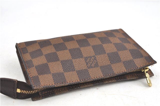 Authentic Louis Vuitton Damier Marais Bucket Pouch Purse Clutch LV 5466D