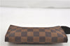 Authentic Louis Vuitton Damier Marais Bucket Pouch Purse Clutch LV 5466D