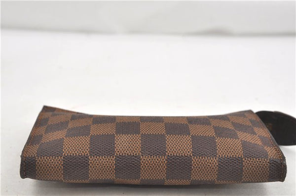 Authentic Louis Vuitton Damier Marais Bucket Pouch Purse Clutch LV 5466D