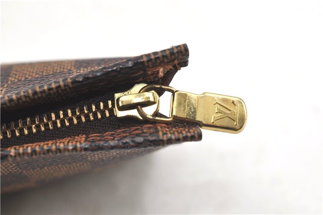 Authentic Louis Vuitton Damier Marais Bucket Pouch Purse Clutch LV 5466D