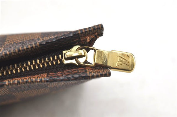 Authentic Louis Vuitton Damier Marais Bucket Pouch Purse Clutch LV 5466D