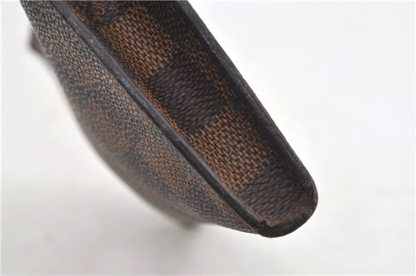 Authentic Louis Vuitton Damier Marais Bucket Pouch Purse Clutch LV 5466D