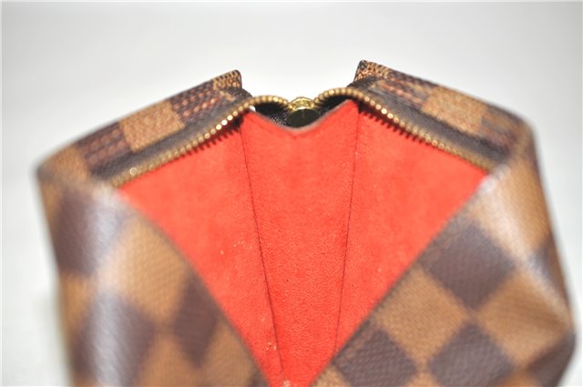 Authentic Louis Vuitton Damier Marais Bucket Pouch Purse Clutch LV 5466D